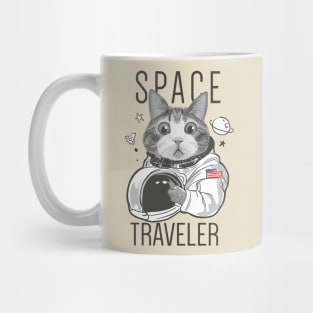 Space Traveler Cat Mug